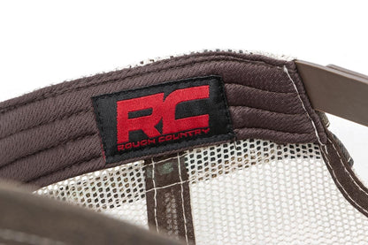Rough Country Hat | Mesh | Rough Country Patch | Brown/Camo - Image 3
