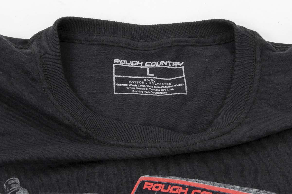 Rough Country T-Shirt | Long Sleeve | Vertex | Black | SM - Image 3