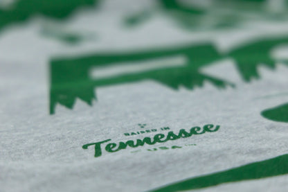 Rough Country T-Shirt | RC Mountains | HEATHER GRAY | 2XL - Image 4