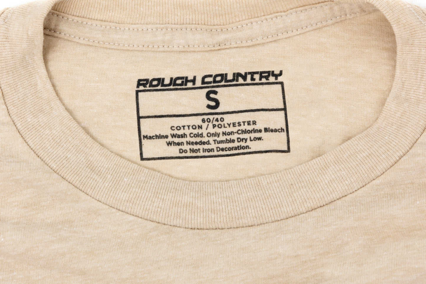 Rough Country T-Shirt | Throwback | Cream | SM - Image 3