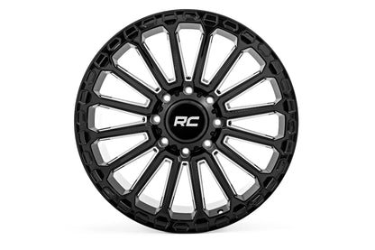 Rough Country 97 Series Wheel | One-Piece | Gloss Black | 17x9 | 6x5.5 | -12mm - Image 2