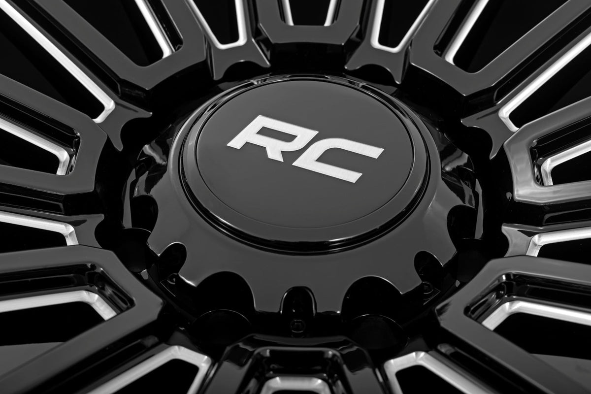 Rough Country 97 Series Wheel | One-Piece | Gloss Black | 20x10 | 8x170 | -19mm - Image 6