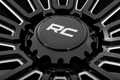 Rough Country 97 Series Wheel | One-Piece | Gloss Black | 20x10 | 8x170 | -19mm - Image 6