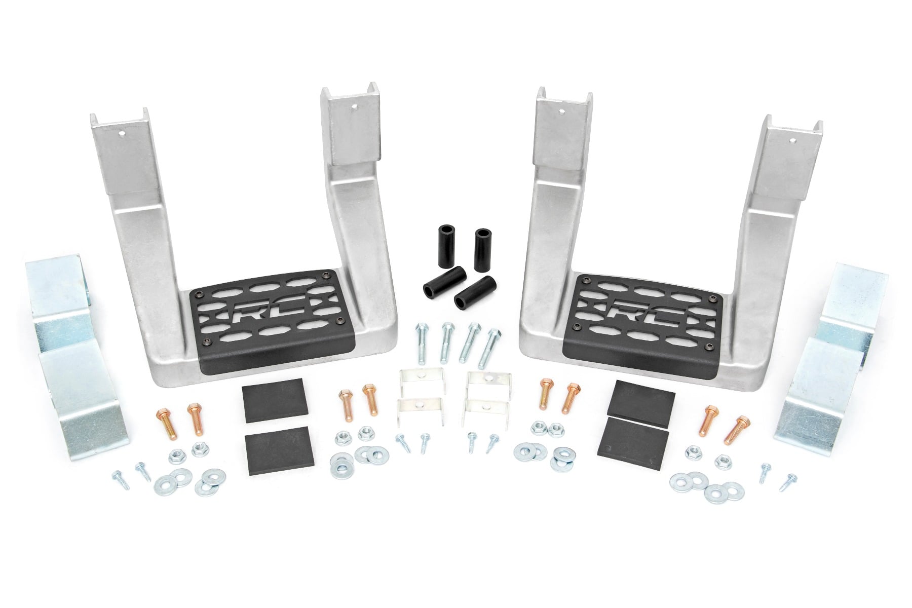 Single Hoop Step | Universal | Alum | Pair | Multiple Makes & Models (Chevy/Ford/GMC/Ram) - Image 3