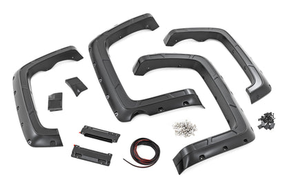 Fender Flares | Defender l 5'9" Bed  | G9K Satin Steel | Chevy Silverado 1500 (14-18 & Classic)