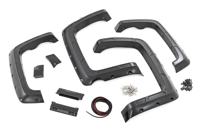 Fender Flares | Defender l 5'9" Bed  | GJI Shadow Gray | Chevy Silverado 1500 (14-18 & Classic)