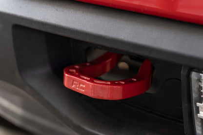 Tow Hooks | Forged | Red | Chevy Silverado 1500 2WD/4WD (2019-2022) - Image 4