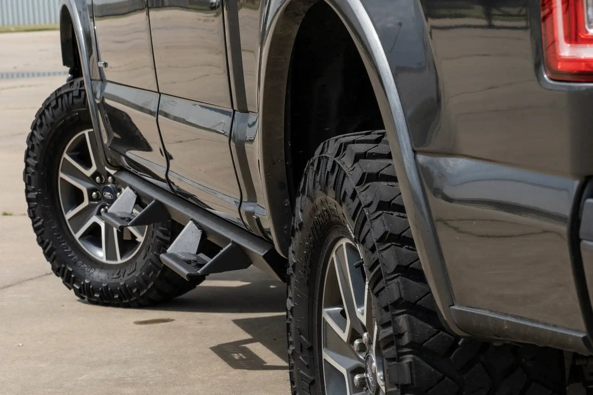 AL2 DROP STEPS CREW CAB | FORD F-150/LIGHTNING/F-250/F-350/RAPTOR (15-23)