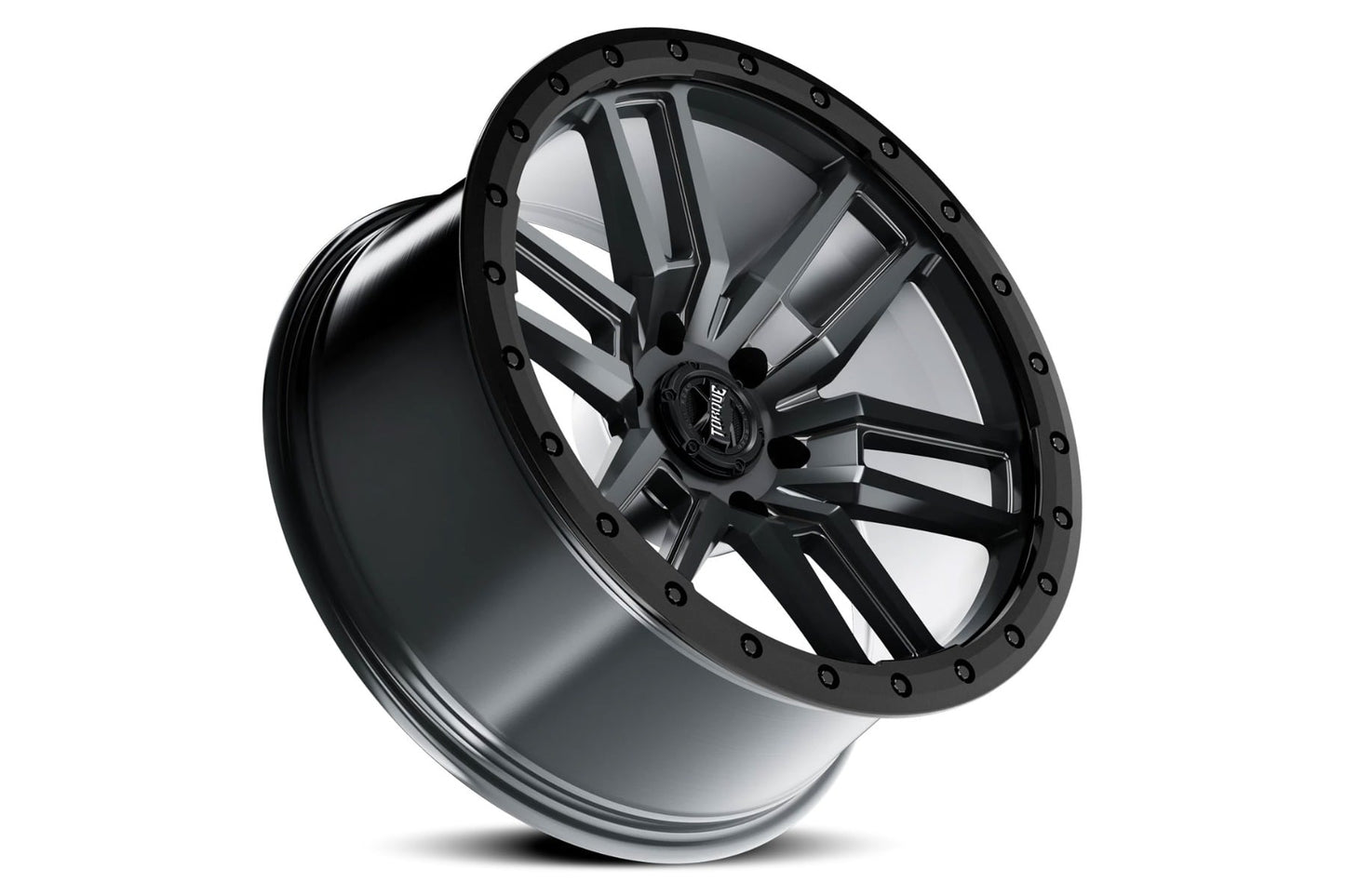 Torque Pritchett | Anthracite w/Black Lip | 18x9 | 6x5.5 | -12mm - Image 2