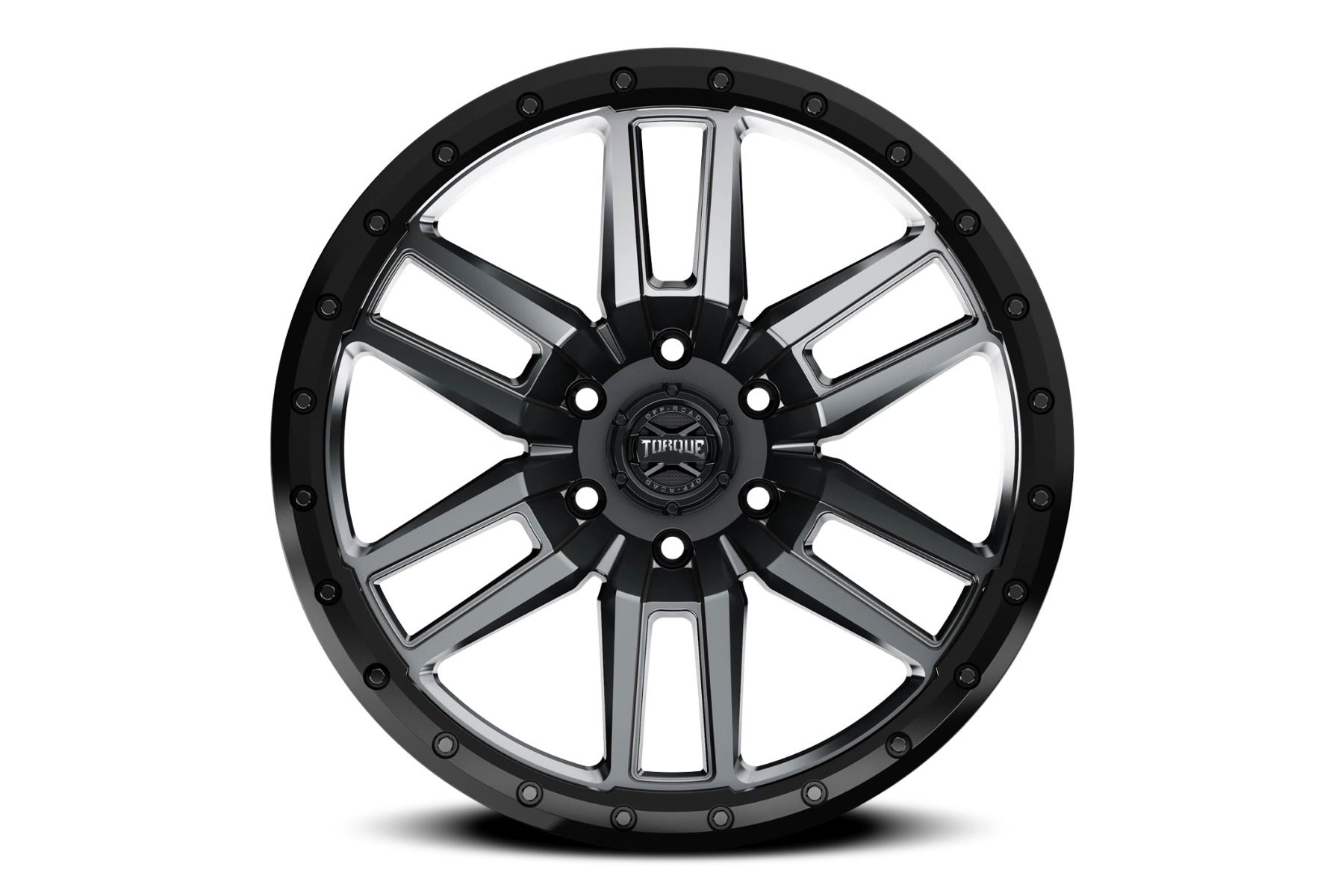Torque Pritchett | Anthracite w/Black Lip | 17x9 | 6x5.5 | 0mm - Image 3