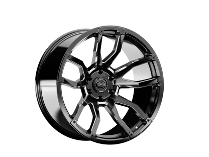 Torque Impact | Gloss Black w/Milled Accents | 20x9 | 6x135 | -12mm