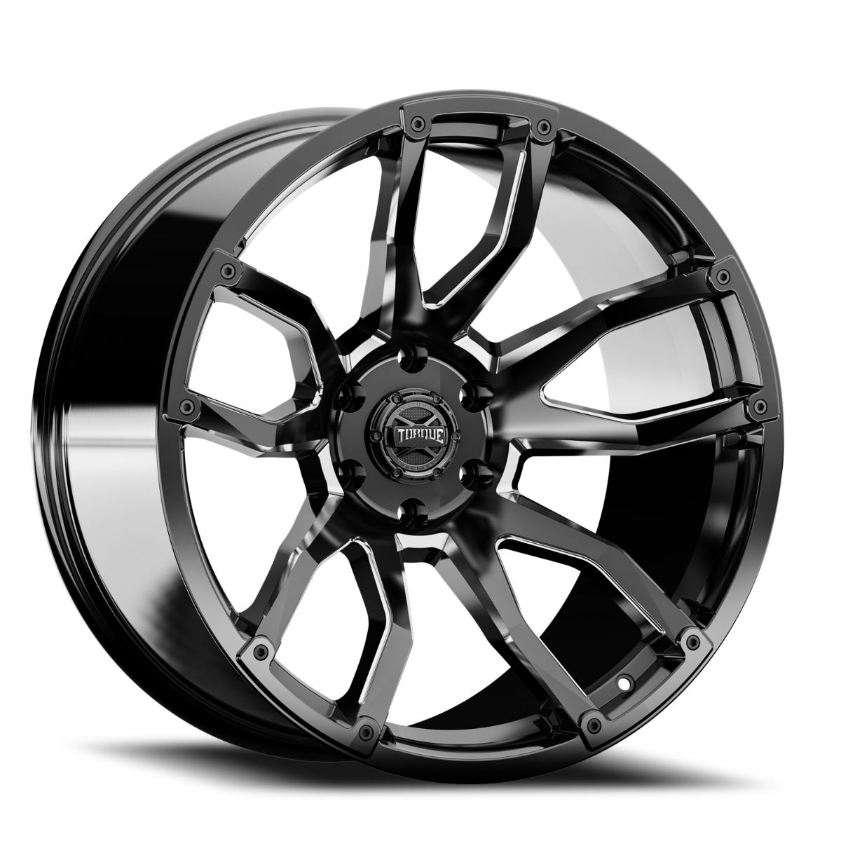 Torque Impact | Gloss Black w/Milled Accents | 20x9 | 6x135 | -12mm - Image 3