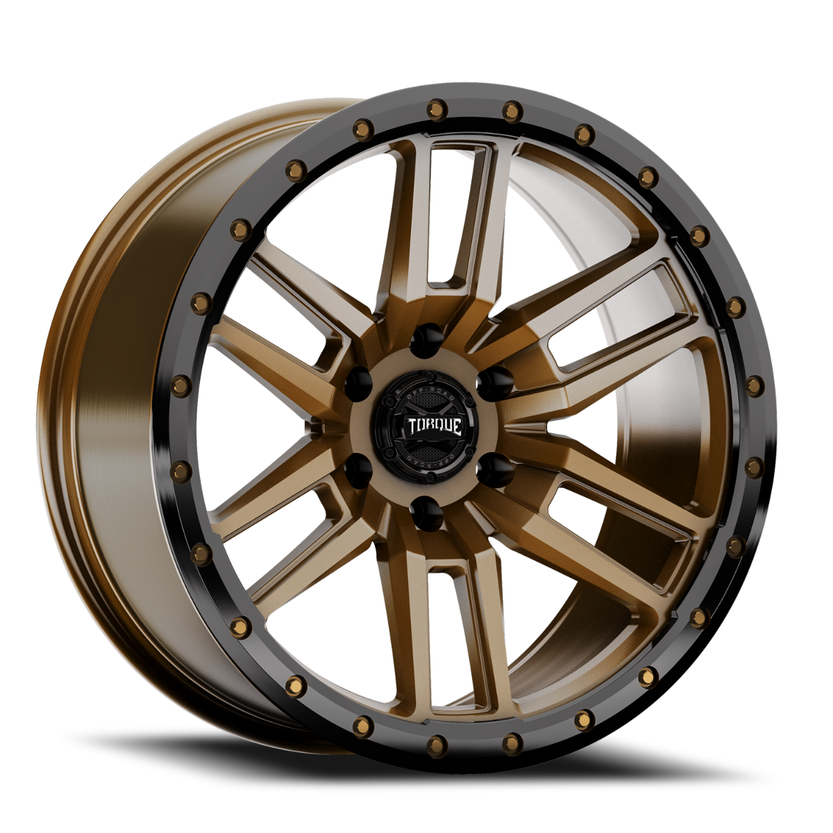 Torque Pritchett | Bronze w/Black Lip | 18x9 | 6x5.5 | -12mm - Image 2