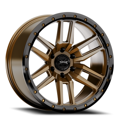 Torque Pritchett | Bronze w/Black Lip | 20x9 | 6x5.5 | -12mm - Image 2