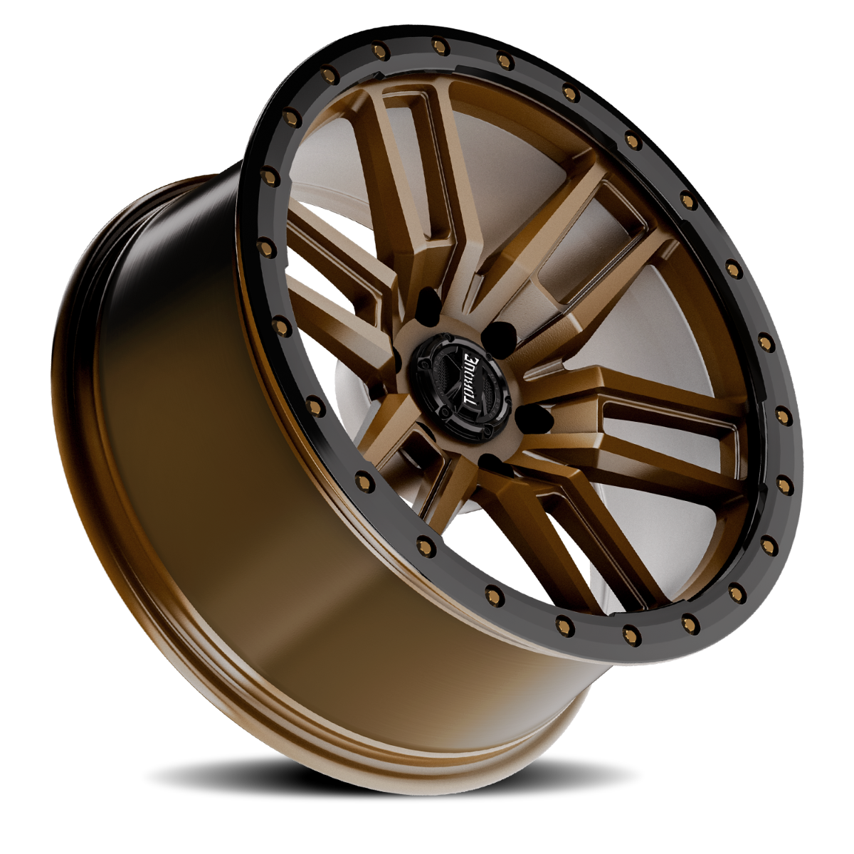 Torque Pritchett | Bronze w/Black Lip | 18x9 | 6x5.5 | -12mm - Image 3