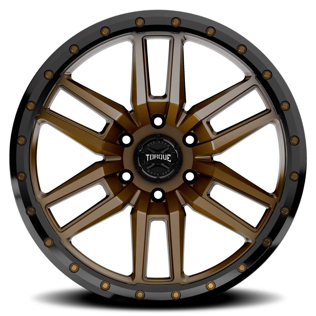Torque Pritchett | Bronze w/Black Lip | 17x9 | 6x5.5 | 0mm - Image 2