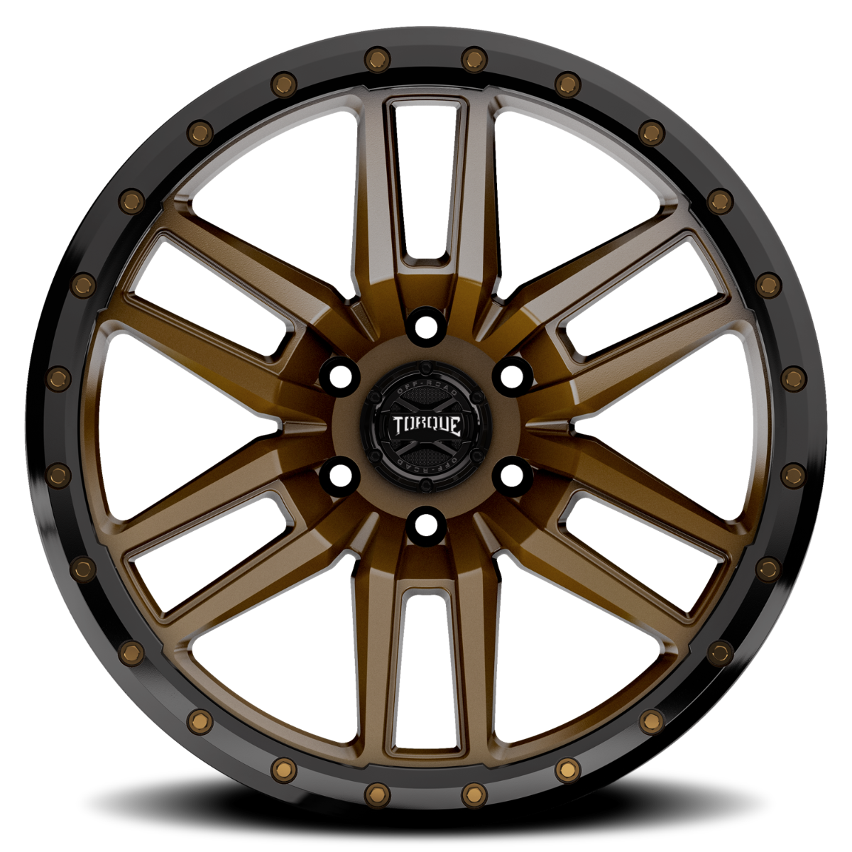 Torque Pritchett | Bronze w/Black Lip | 20x9 | 6x135 | -12mm - Image 2