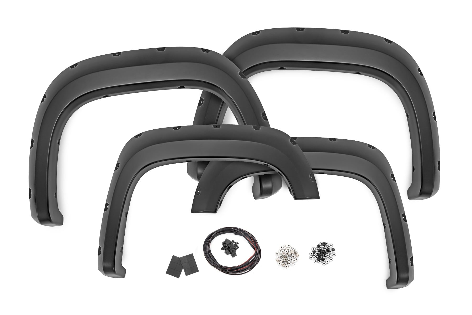 Pocket Fender Flares | 5'9" Bed | GAN Silver | GMC Sierra 1500 2WD/4WD (07-13)