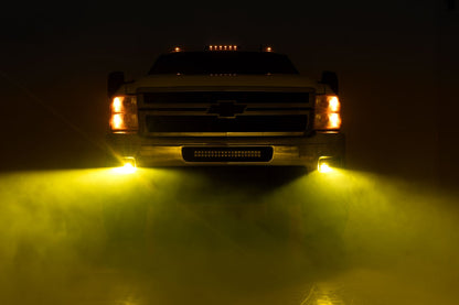 2 Inch Black Series LED Light Pods | SAE Fog | Yellow - Image 5