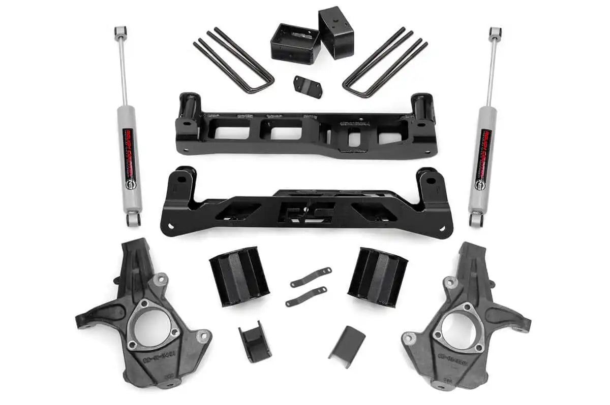 5 INCH LIFT KIT CHEVY SILVERADO & GMC SIERRA 1500 2WD (2007-2013)
