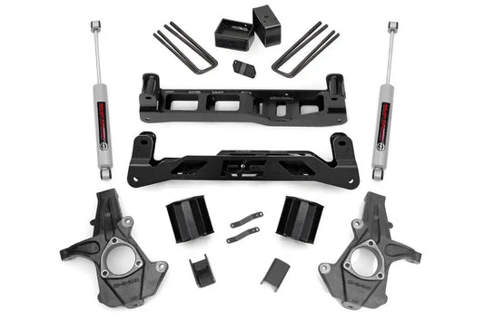 5 INCH LIFT KIT CHEVY SILVERADO & GMC SIERRA 1500 2WD (2007-2013)