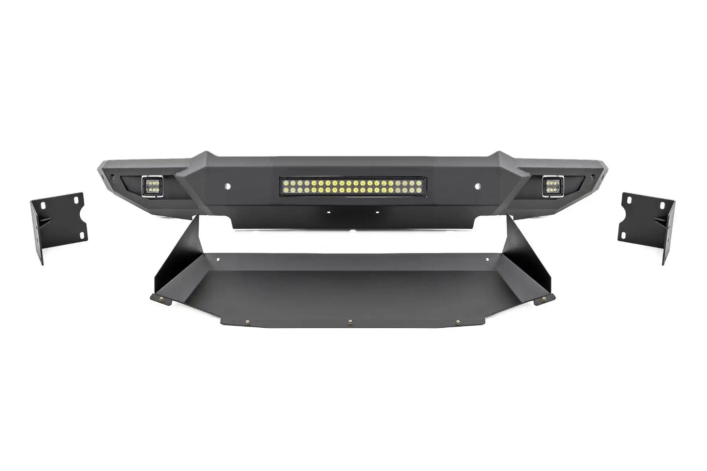 HIGH CLEARANCE FRONT BUMPER LED LIGHTS & SKID PLATE | RAM 1500 (19-23)