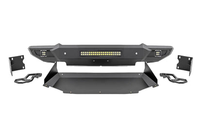 HIGH CLEARANCE FRONT BUMPER LED LIGHTS & SKID PLATE | RAM 1500 (19-23)