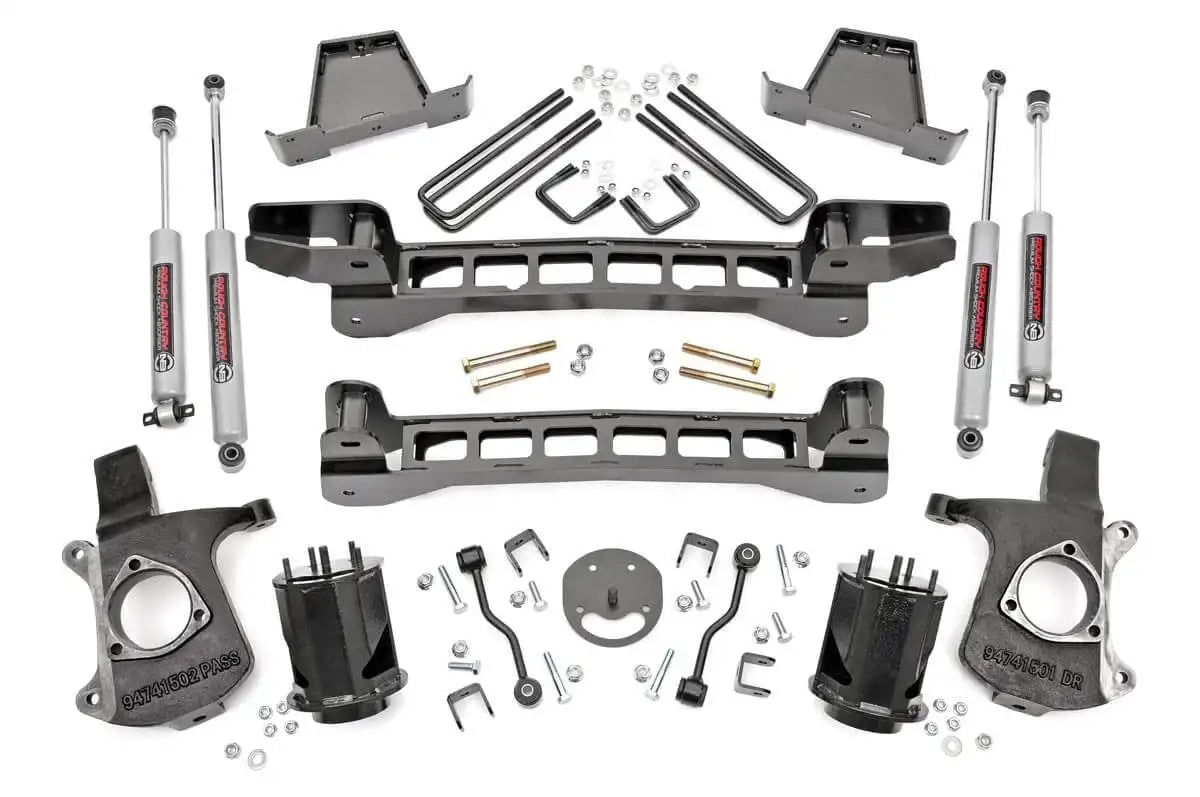 6 INCH LIFT KIT CHEVY SILVERADO & GMC SIERRA 1500 2WD (1999-2006 & CLASSIC)